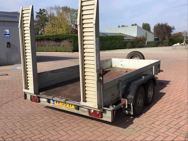 Humbaur dieplader 2000 machine transporter aanhangwagen - afbeelding 4 van  16