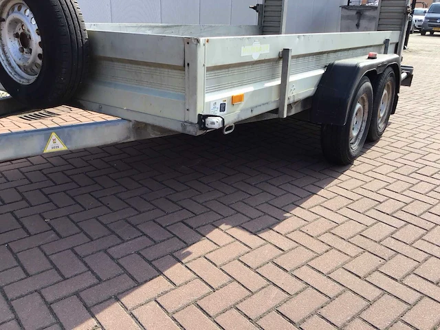 Humbaur dieplader 2000 machine transporter aanhangwagen - afbeelding 9 van  16