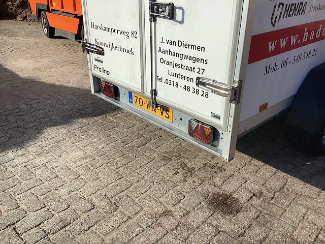 Humbaur hk 253014 18/20s koel aanhangwagen - afbeelding 6 van  19
