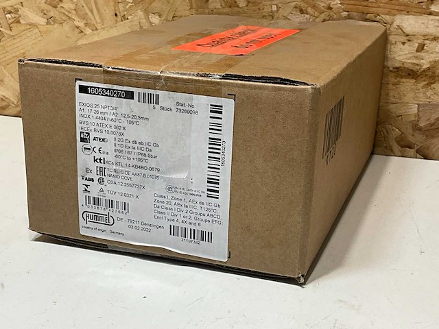 Hummel exios 25 npt3/4" kabelwartel (5x) - afbeelding 5 van  7