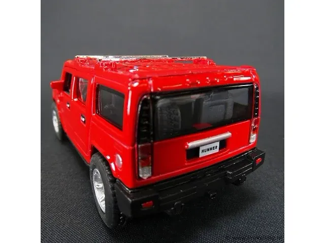Hummer suv (2008) rood - afbeelding 3 van  5