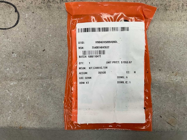 Hummer vehicle cover canvas kit - afbeelding 7 van  7