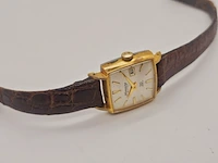 Humming 33 jewels goldplated automatisch horloge - afbeelding 4 van  6