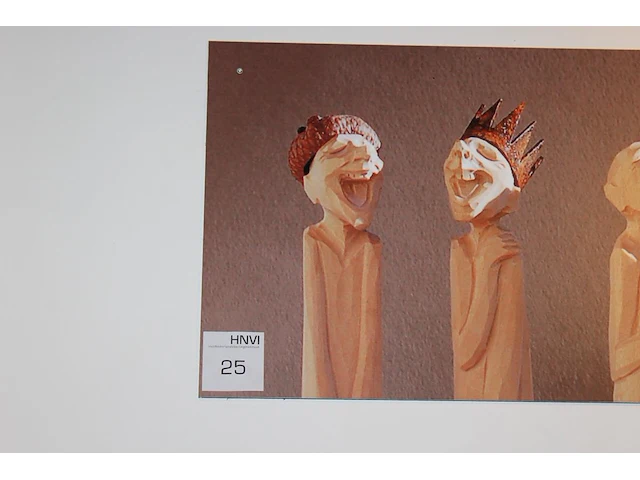 Humoristische wandprent op dibond. afmeting 160 x 45 cm. - afbeelding 1 van  2