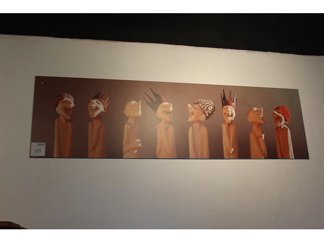 Humoristische wandprent op dibond. afmeting 160 x 45 cm. - afbeelding 2 van  2