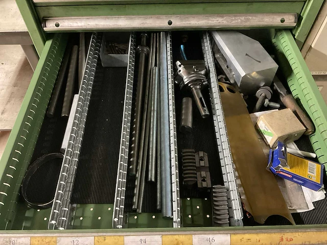 Huni kast met diverse onderdelen, gereedschappen en accessoires (3x) - afbeelding 7 van  24