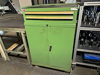 Huni ladenkast met machinegereedschappen
