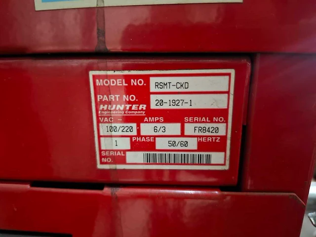 Hunter - rsmt-ckd - uitlijnstation - afbeelding 7 van  10