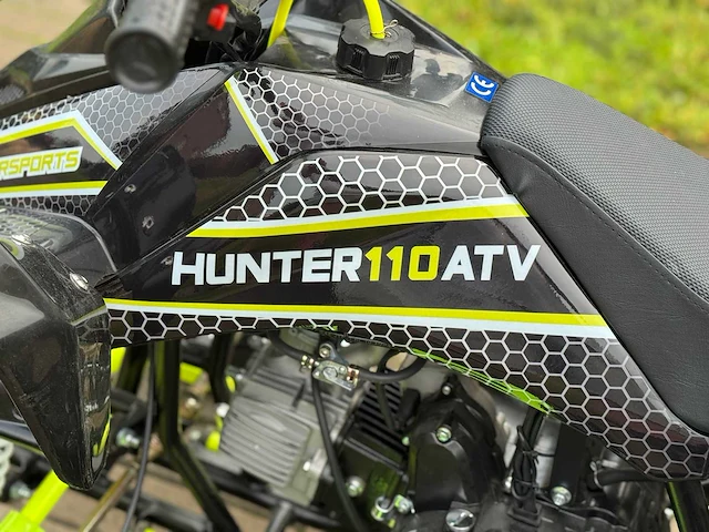 Hunter motorsports quad atv 110cc black - afbeelding 4 van  14