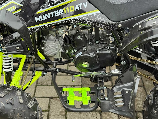 Hunter motorsports quad atv 110cc black - afbeelding 3 van  13