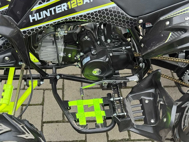 Hunter motorsports quad atv 125cc black - afbeelding 3 van  13