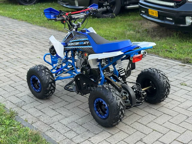 Hunter motorsports quad atv 125cc blue - afbeelding 6 van  12