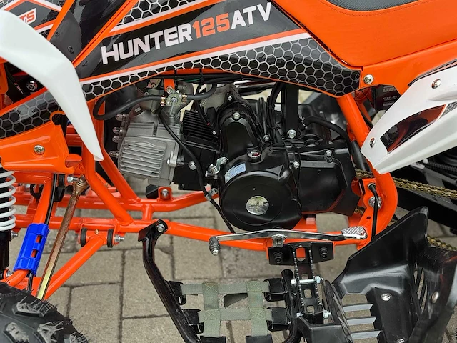 Hunter motorsports quad atv 125cc orange - afbeelding 2 van  14