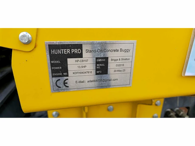 Hunter pro - 2025 - hp-cb157 - dumper - afbeelding 19 van  19
