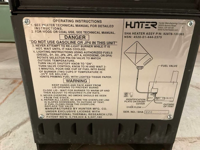 Hunter space heater - afbeelding 4 van  4