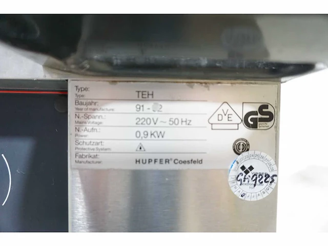 Hupfer - teh - bordenverwarmer - afbeelding 3 van  6
