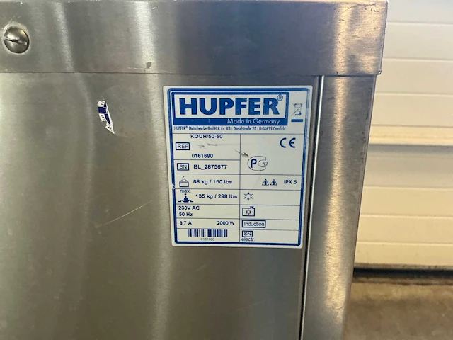 Hupfer verwarmde stapelaar bordenverwarmer - afbeelding 12 van  13