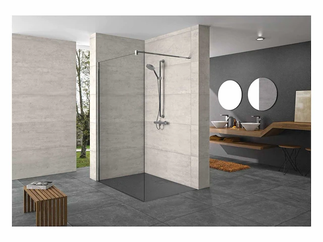 Hüppe 8p1125 douche zijwand (2x) - afbeelding 1 van  2