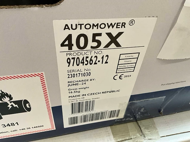 Husqvarna automower 405x robotmaaier - afbeelding 3 van  3