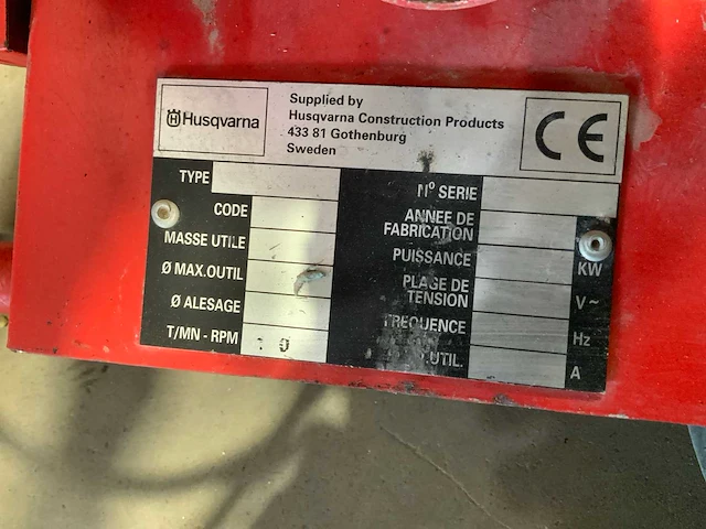 Husqvarna cg 200 s betonfrees - afbeelding 4 van  5