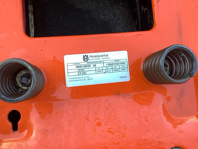 Husqvarna ct131 zitmaaier - afbeelding 6 van  6