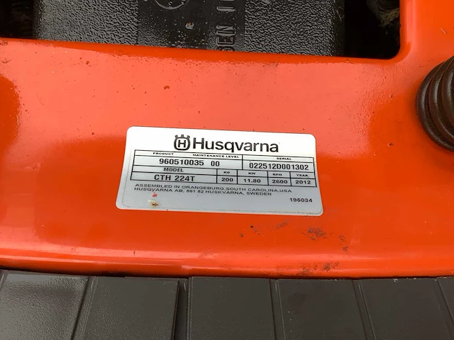 Husqvarna cth224t zitmaaier - afbeelding 8 van  8