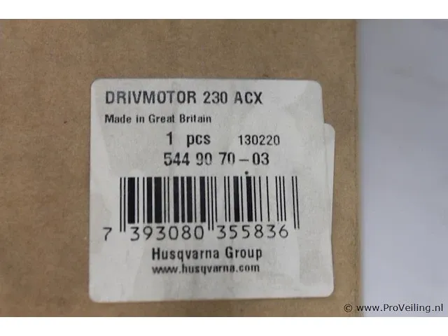 Husqvarna drivmotor 230 acx - afbeelding 3 van  4