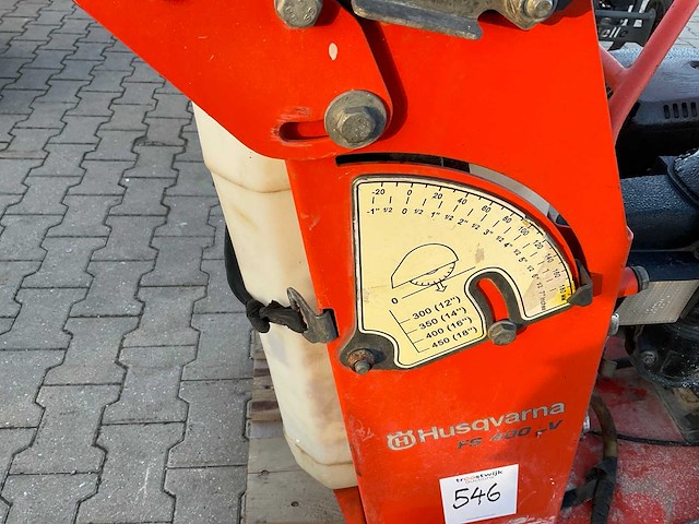 Husqvarna fs400lv asfaltzaagmachine / betonzaagmachine - afbeelding 2 van  13