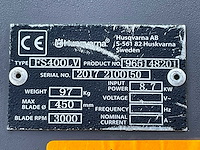 Husqvarna fs400lv asfaltzaagmachine / betonzaagmachine - afbeelding 5 van  13