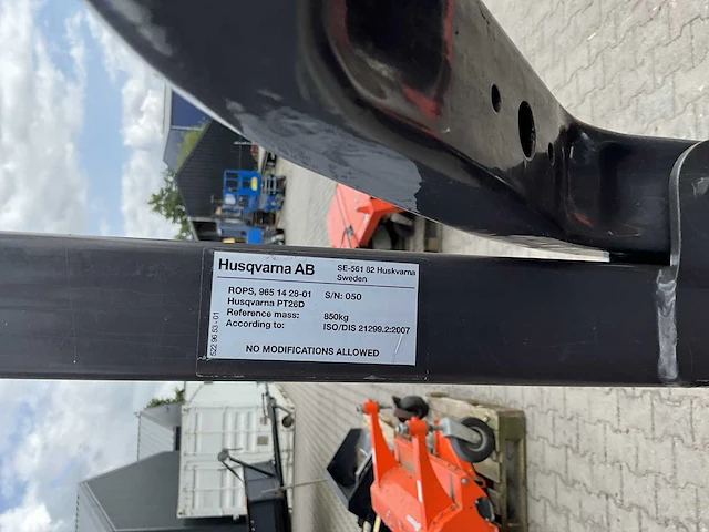 Husqvarna pt26d commercial 4x4 zitmaaier met aanbouwdelen - afbeelding 28 van  43