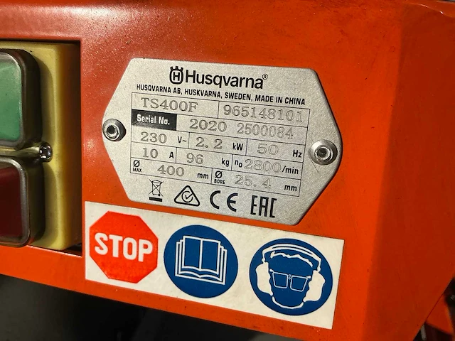 Husqvarna ts 400f zaagtafel “ongebruikt” - afbeelding 8 van  16