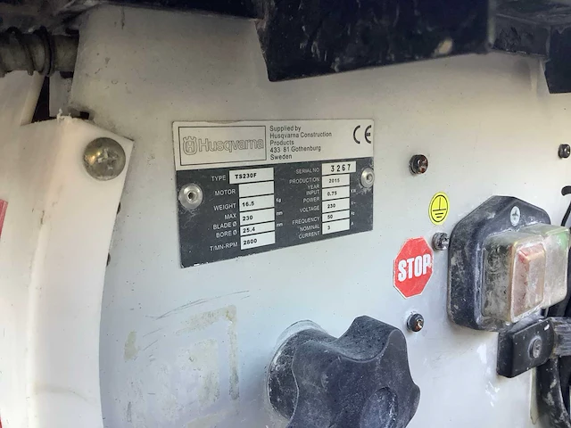 Husqvarna ts230f zaagtafel - afbeelding 4 van  4