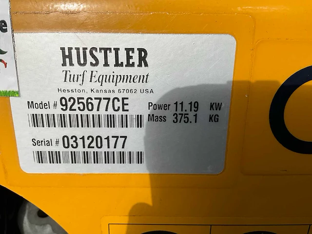 Hustler gazonmaaier - afbeelding 7 van  15