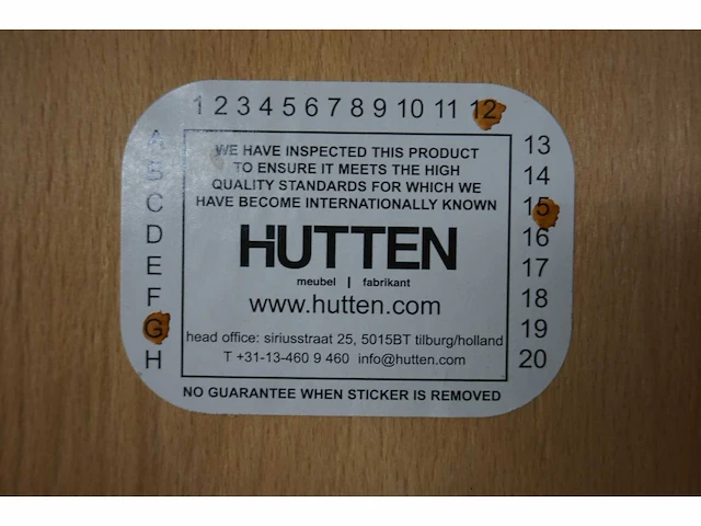 Hutten - restaurantstoel (10x) - afbeelding 3 van  3