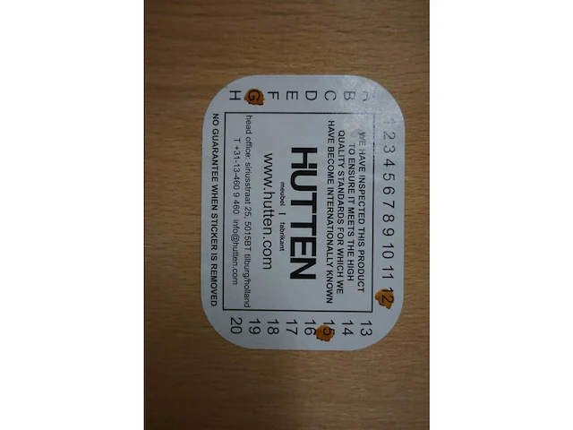 Hutten - restaurantstoel (6x) - afbeelding 3 van  3