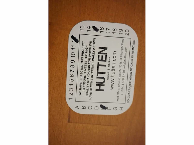 Hutten - restauranttafel (4x) - afbeelding 3 van  3