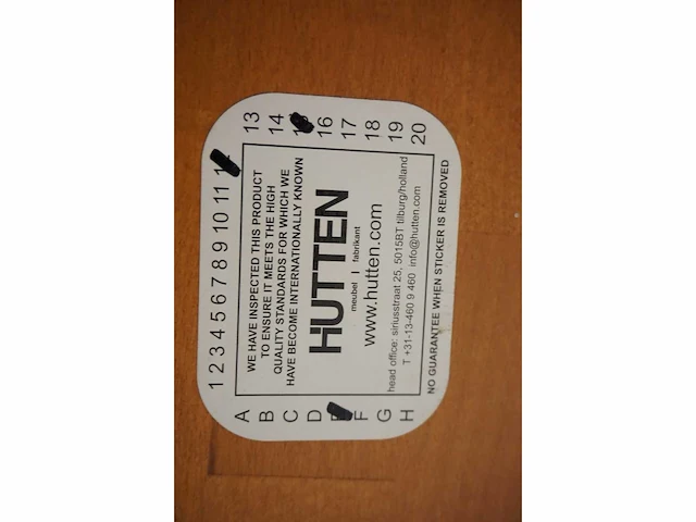 Hutten - restauranttafel (6x) - afbeelding 3 van  3