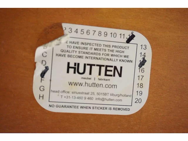 Hutten - wandtafel (4x) - afbeelding 4 van  4