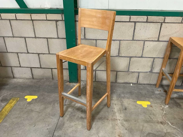 Hutten barkruk (5x) - afbeelding 1 van  3