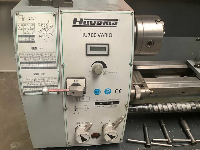 Huvema - 2012 - hu 700 vario - universele draaibank - afbeelding 3 van  4