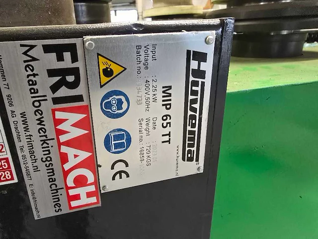 Huvema - 2023 - mip 65 t - profielbuigmachine - afbeelding 11 van  12