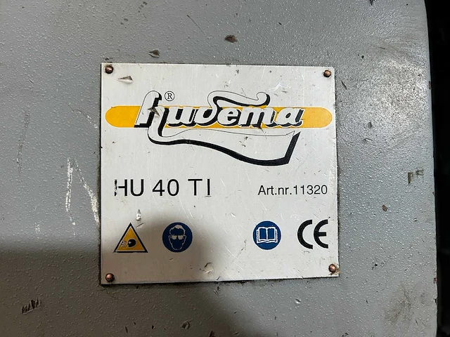 Huvema - hu 40 ti - kolomboormachine - afbeelding 18 van  19