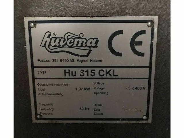 Huvema - hu315 ckl - afkortcirkelzaagmachine - afbeelding 4 van  6