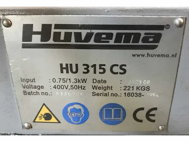 Huvema - hu315 cs - afkortcirkelzaagmachine - 2023 - afbeelding 6 van  6