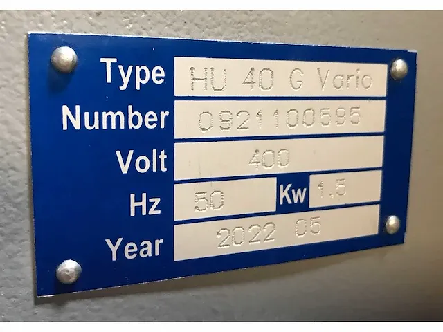 Huvema - hu40 g-4 vario - kolomboormachine - 2022 - afbeelding 4 van  6