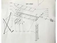 Huvema afvoer rollenbaan voor zaagmachine - afbeelding 6 van  7