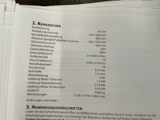 Huvema crdm 3040x12-1 radiaalboormachine - afbeelding 10 van  19