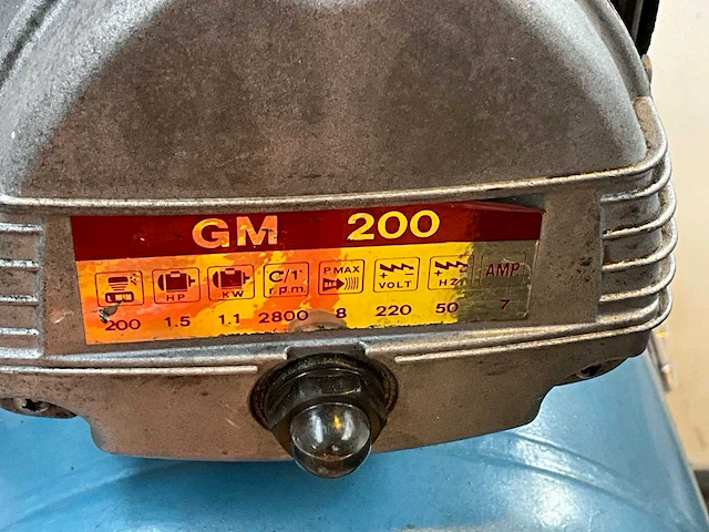 Huvema gm 200 luchtcompressor - afbeelding 4 van  6
