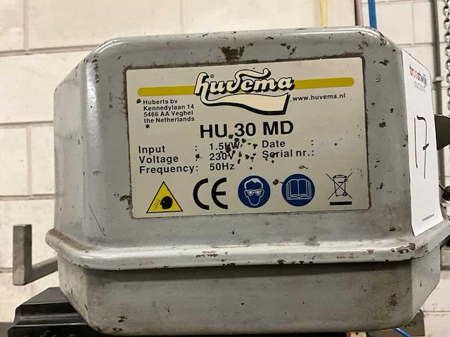 Huvema hu 30 md tafelboormachine - afbeelding 6 van  8