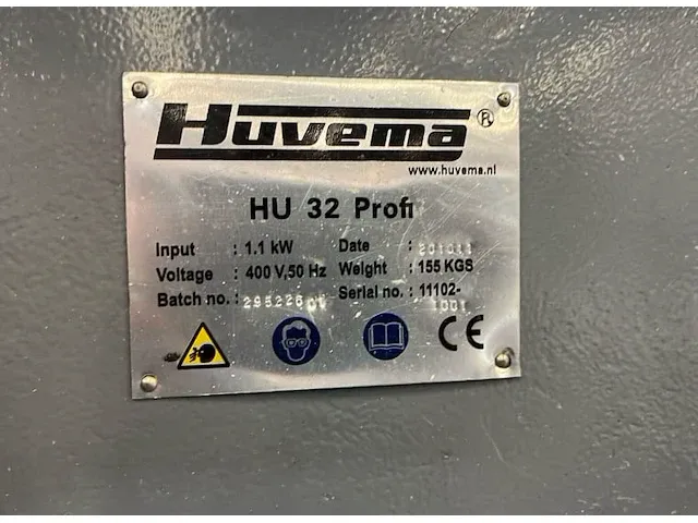 Huvema hu 32 kolomboormachine - afbeelding 6 van  6